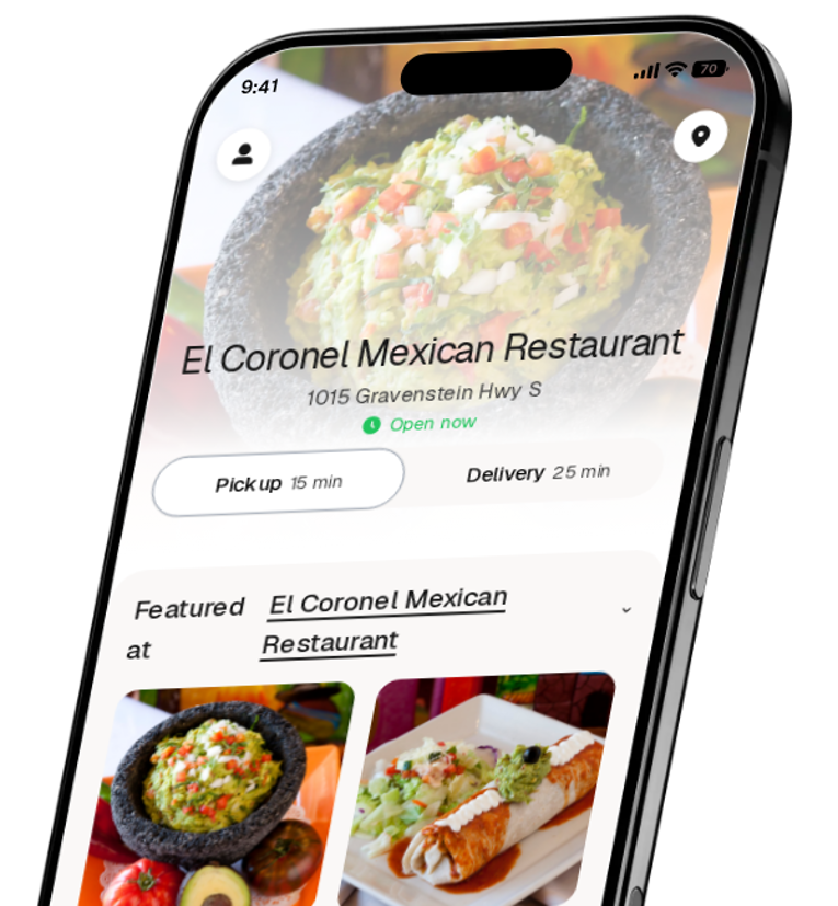 El Coronel Mexican Restaurant app preview