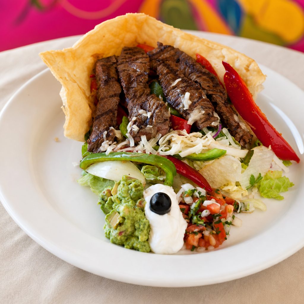 Fajita Style Salad.