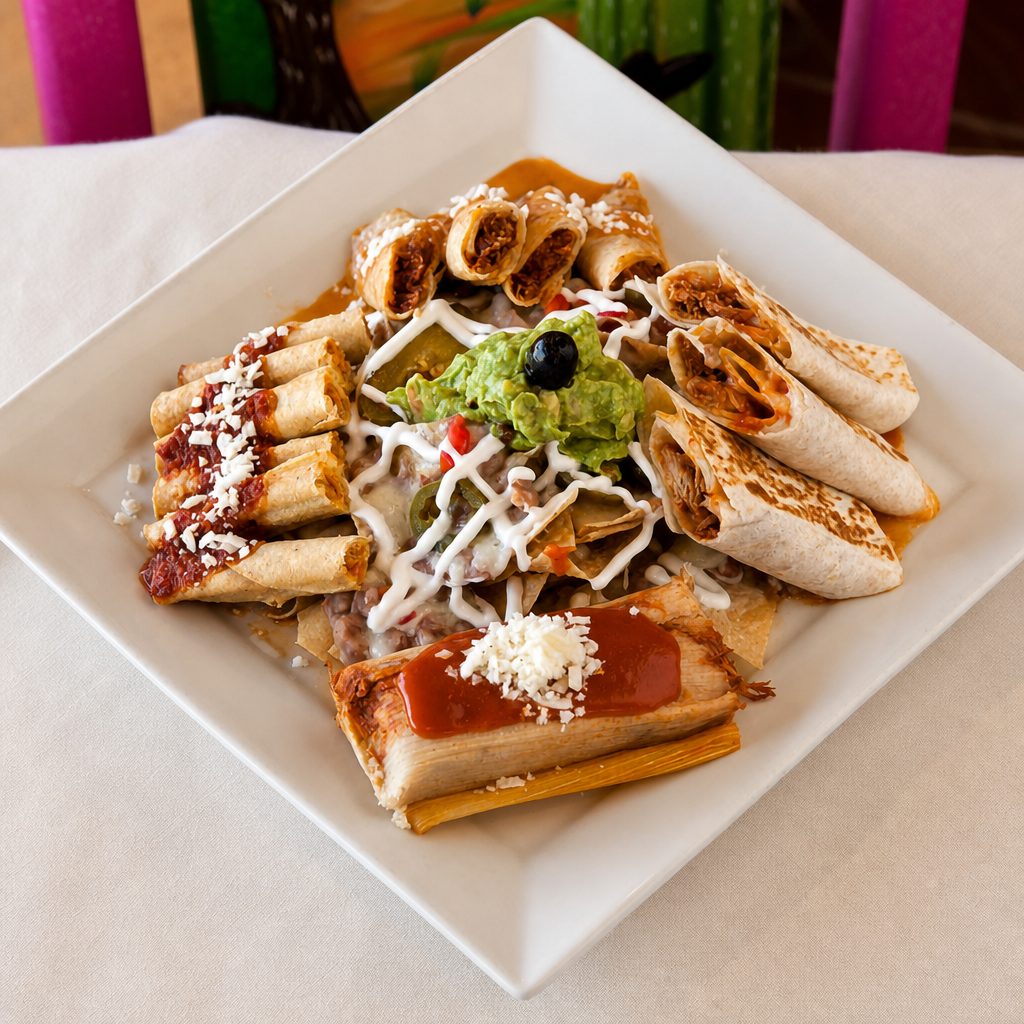 El Coronel's Sampler Plate.