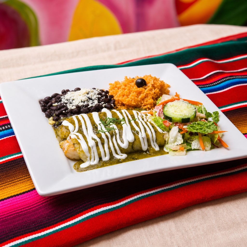 Enchiladas Mazatlan.